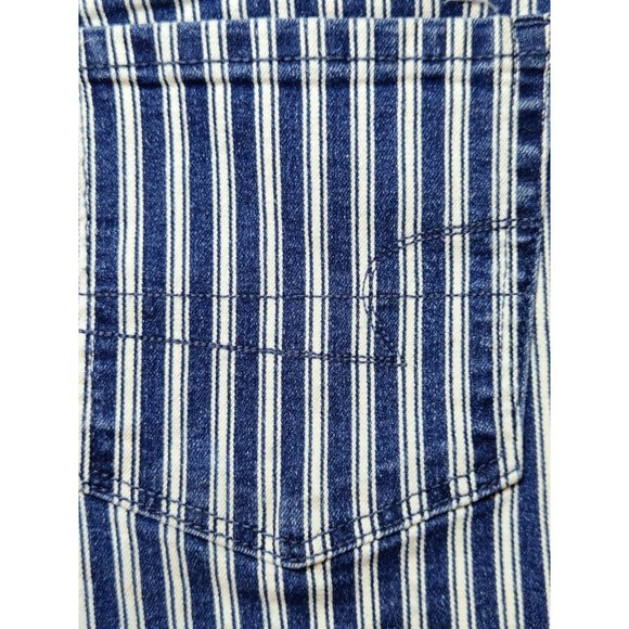 American Eagle Next Level Stretch Shorts Size 2 Blue White High Rise 5 Pocket - Picture 9 of 10